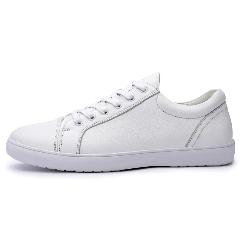Trendha's stylish viscose trainers with a distinctive spot pattern, offering British-crafted comfort and versatile casual style.