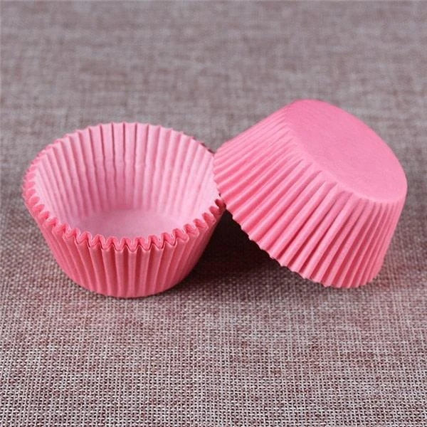 Premium British-made paper cupcake liners in a mixed colour pack, perfect for baking delicious treats at home