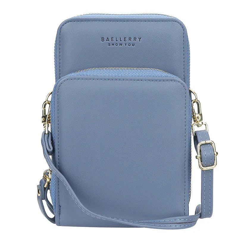 Stylish crossbody bag for women with multiple interior pockets and a dedicated mobile phone compartment