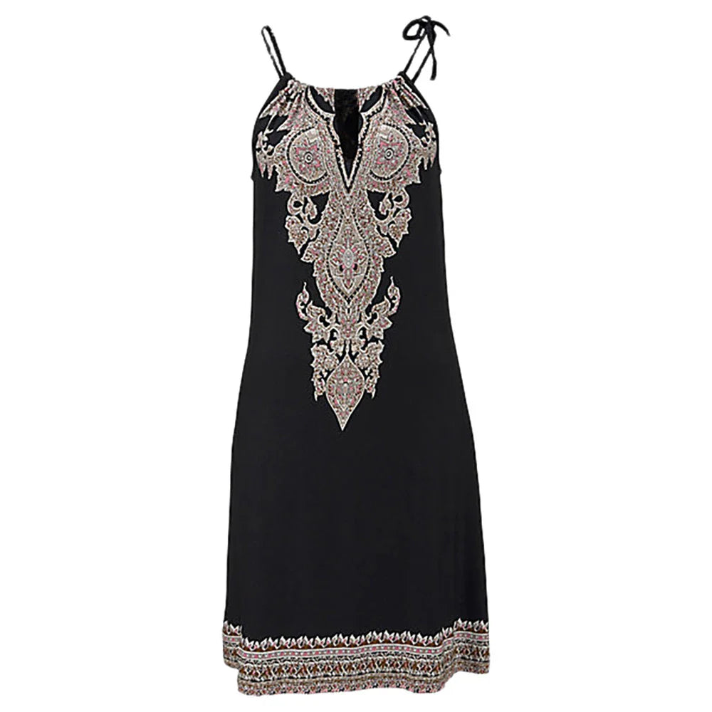Stylish and versatile beach dress-skirt combo in premium chemical fibre blend for effortless British summer fashion