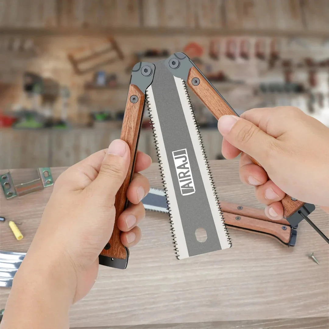 Precision Folding SK5 Steel Pocket Saw - Compact and Durable Woodworking Tool for Professionals and DIY Enthusiasts
