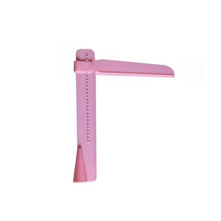 Adjustable cake leveller made of food-grade plastic for creating smooth and even cake surfaces