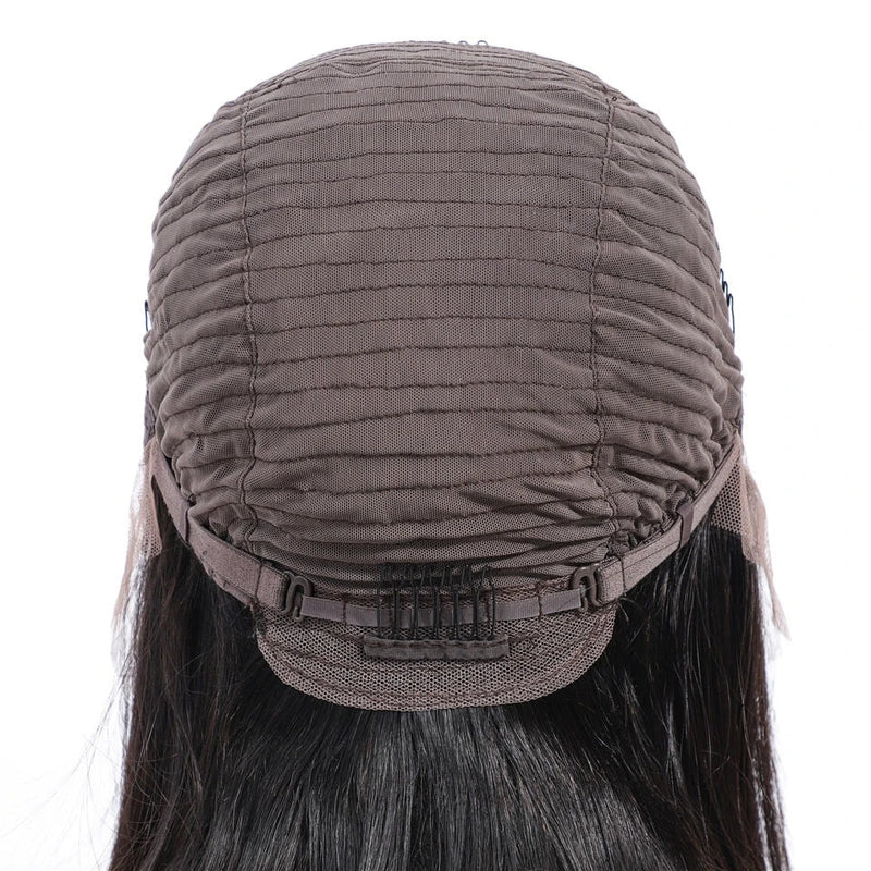 GiftHome UK Luxurious Deep Wavy Human Hair Wig - Natural Lace Styling