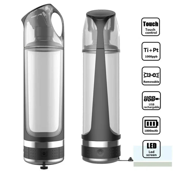 Premium Hydrogen-Rich Water Cup with Innovative Hydrogen Oxygen Separation Technology, Durable Polycarbonate Construction, and Comfortable Drinking Experience