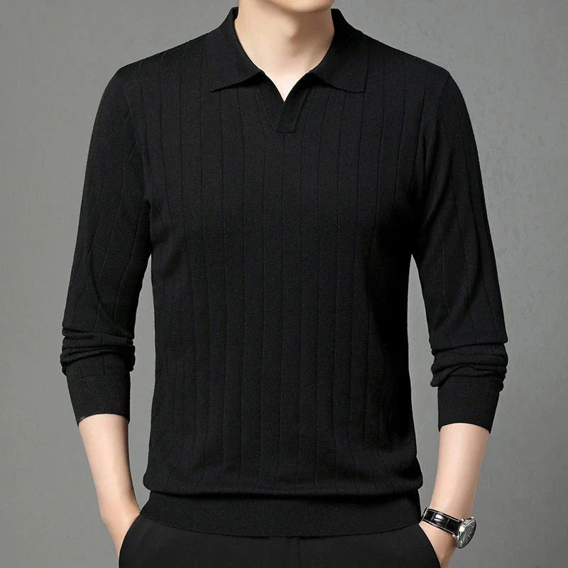 Men's autumn pullover sweater in various colours and sizes, featuring a cosy and versatile design for casual wear