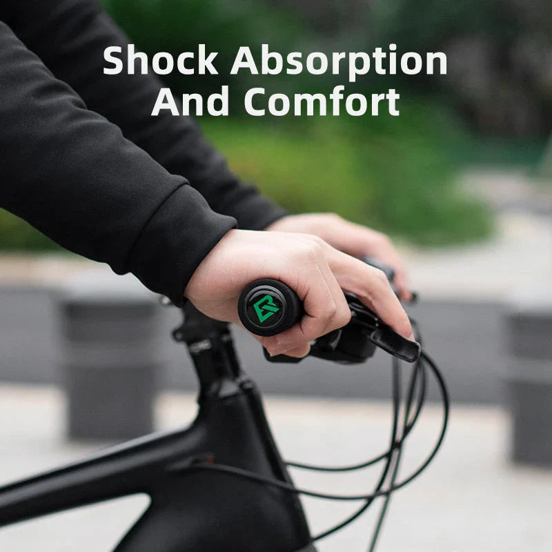 Lightweight bicycle grips with premium materials and anti-skid design for comfortable, controlled rides
