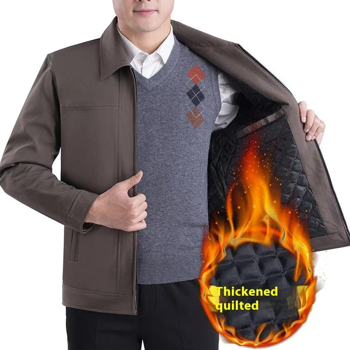 Premium British men's autumn jacket in various colours with tailored silhouette and practical pockets