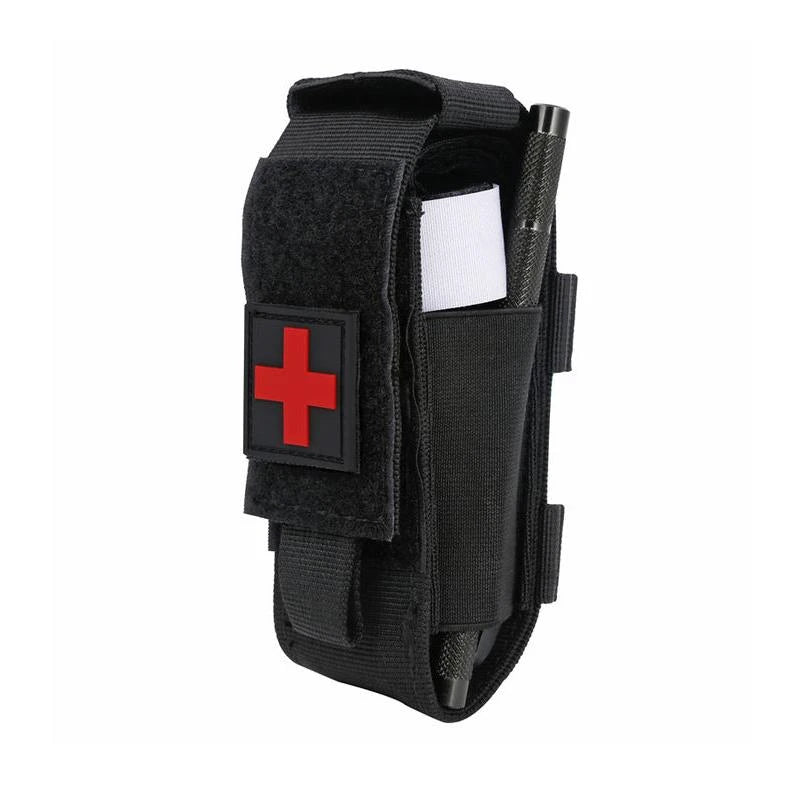 Durable aluminium tactical tourniquet with nylon webbing designed for emergency response and outdoor safety