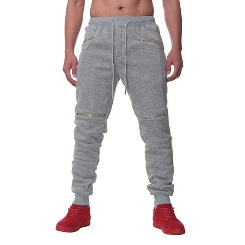 GiftHome UK Stylish Sports Trousers with Versatile Pockets and Zippers