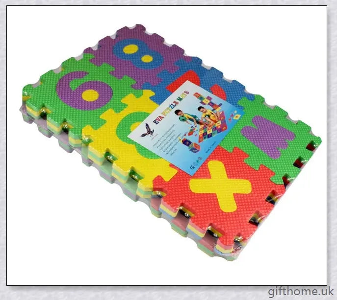 Premium baby crawling mat made of soft, cushioned EVA foam in vibrant colours to stimulate sensory development and encourage exploration.