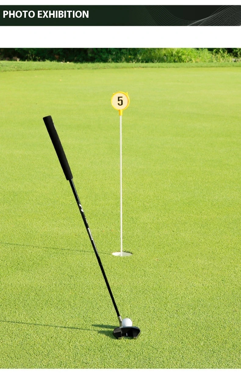 Premium golf putter with low centre of gravity for stable, consistent putting on the green