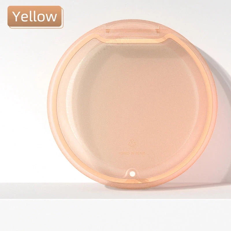 High-quality orthodontic retainer storage box made of durable frosted PC material with waterproof and breathable design