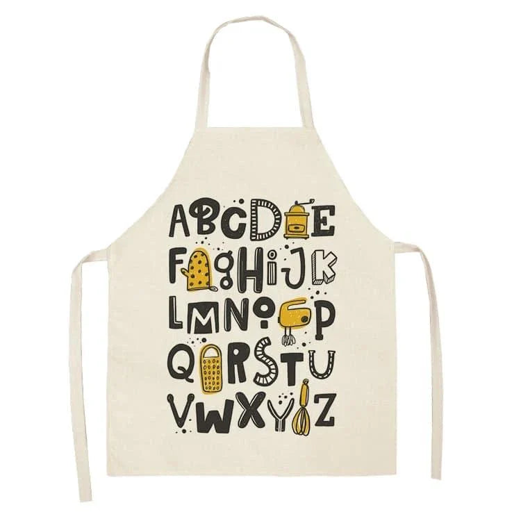 Premium Cotton and Linen Apron in Blue, Green, Grey, and White colors for the modern British kitchen