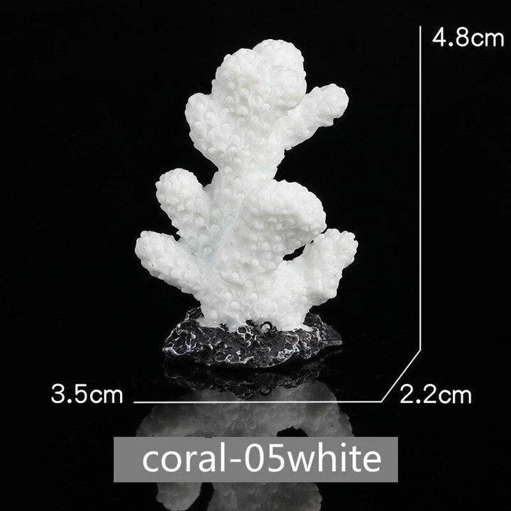 Premium silicone artificial aquatic life decorations in an aquarium, creating a mesmerizing underwater scene