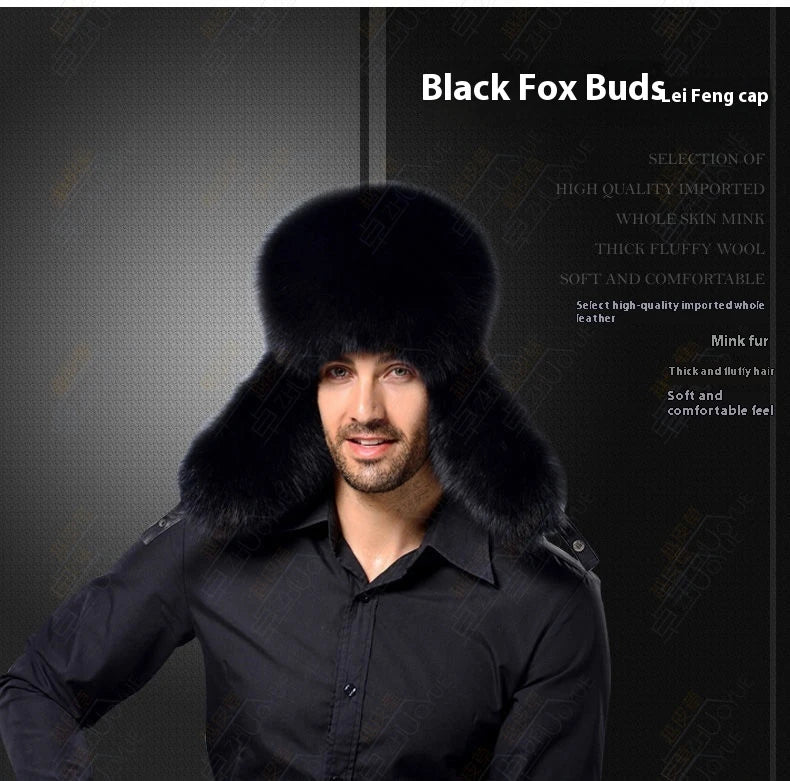 Premium insulated Ushanka hat made of durable artificial leather for optimal warmth and comfort in cold British weather