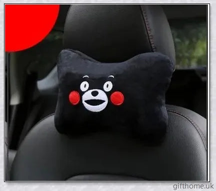 Premium plush car seat cushion with ergonomic design for neck and spinal support during long drives