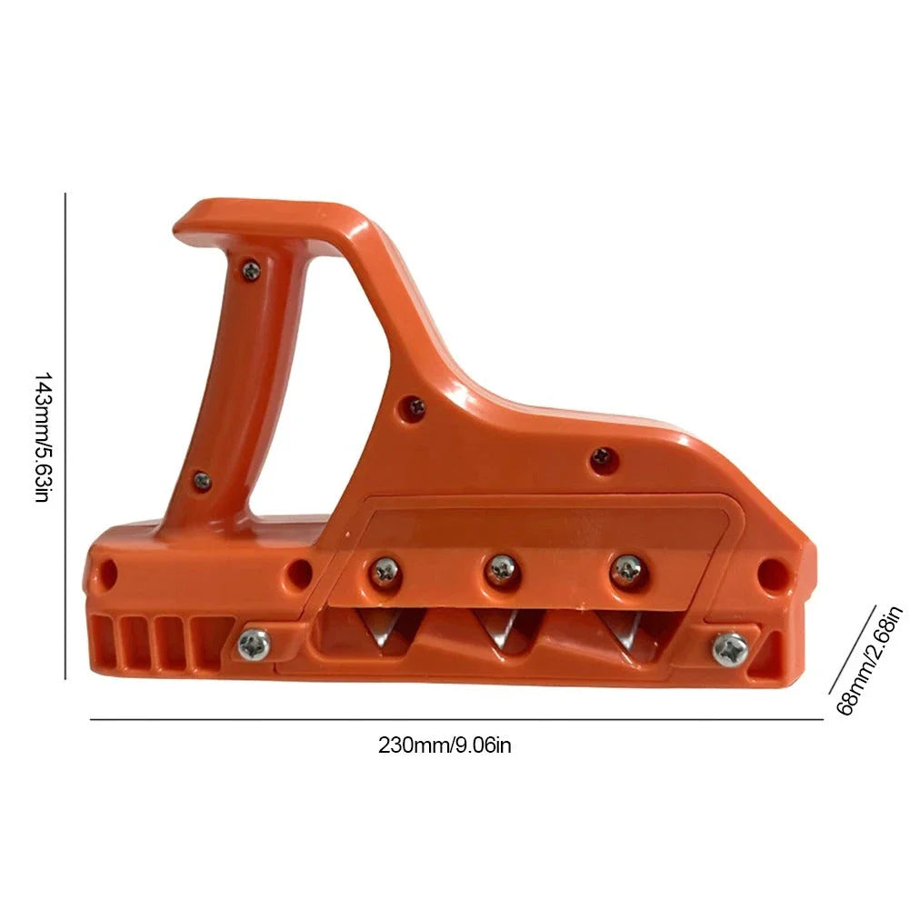 Professional drywall hand plane with adjustable 45/60-degree blade for precision chamfering and woodworking tasks