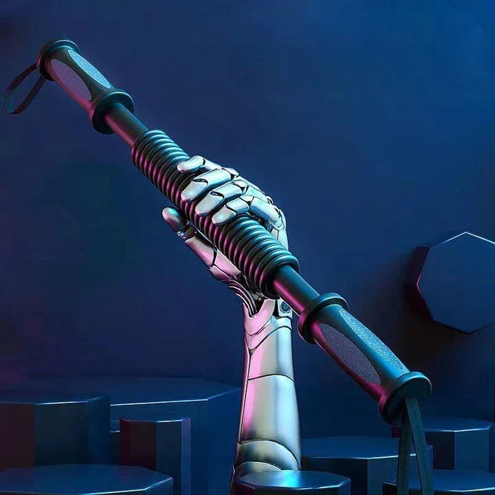 Adjustable spring-loaded arm trainer for targeted chest and arm strengthening exercises