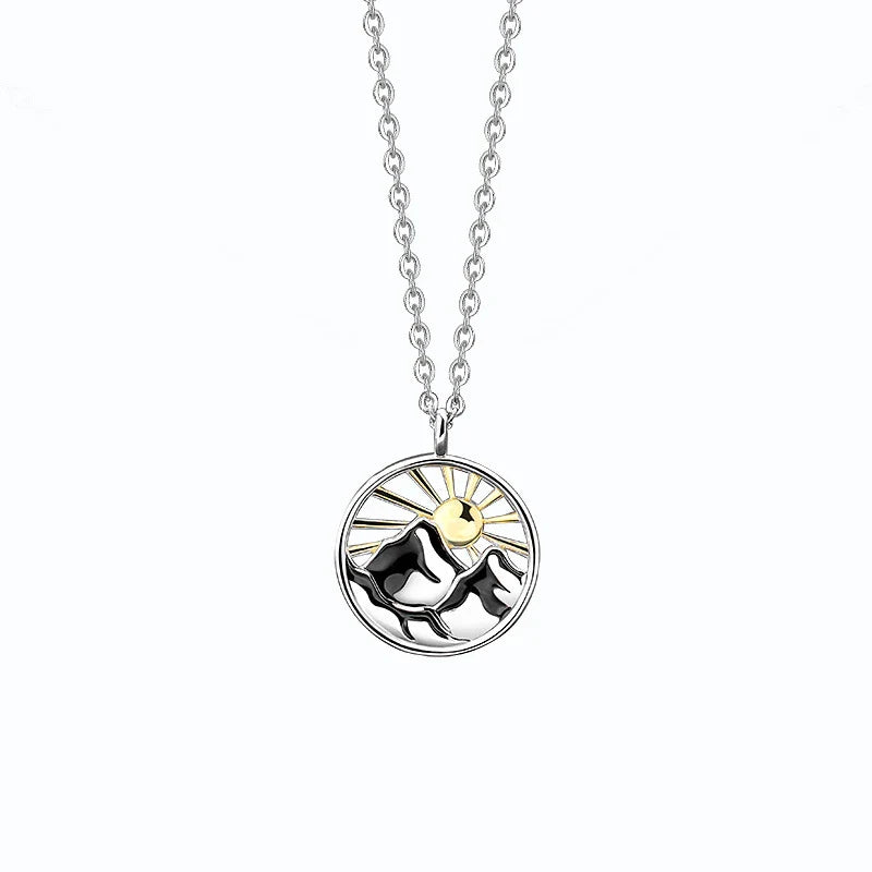 Elegant sterling silver personalised necklace with adjustable chain and customisable engraving