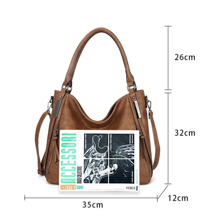 Fashionable PU Leather Bucket Bag with Spacious Interior and Comfortable Single Strap