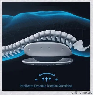 Premium electric back massager with intelligent vibration, dynamic traction, and infrared heating for soothing back pain relief