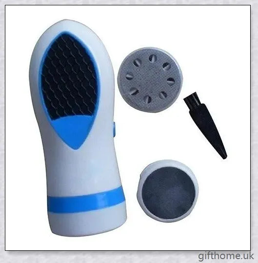 Premium callus removal device with dual speeds and finishing head for smooth, soft feet