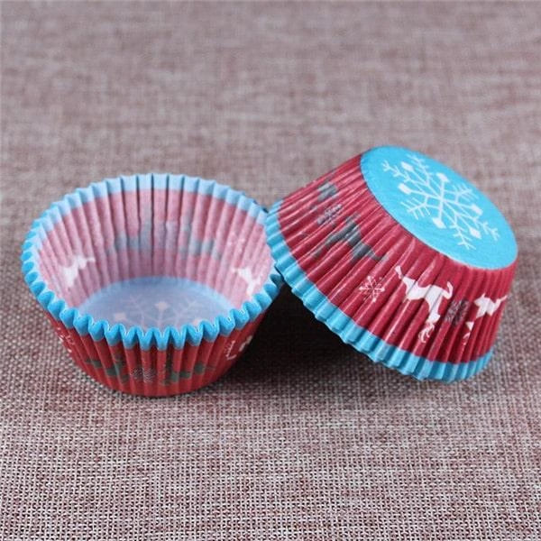Premium British-made paper cupcake liners in a mixed colour pack, perfect for baking delicious treats at home