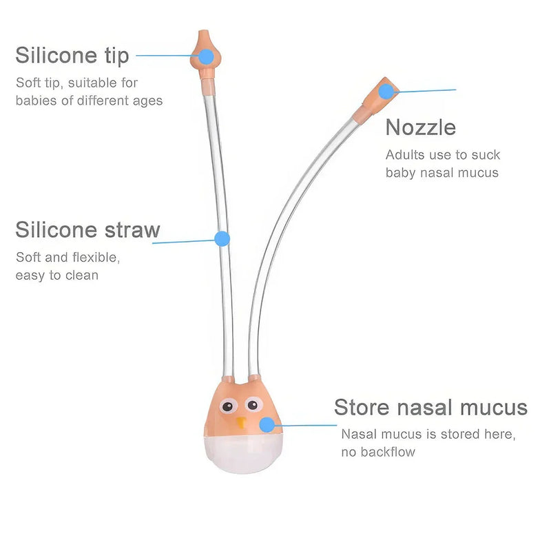 GiftHome UK Premium Infant Nasal Aspirator for Gentle Nasal Cleaning