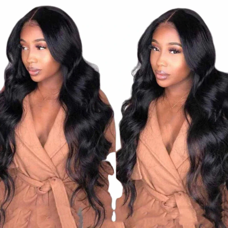 Voluminous curly African black synthetic wig with captivating texture and rich colour