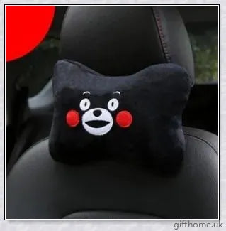 Premium plush car seat cushion with ergonomic design for neck and spinal support during long drives
