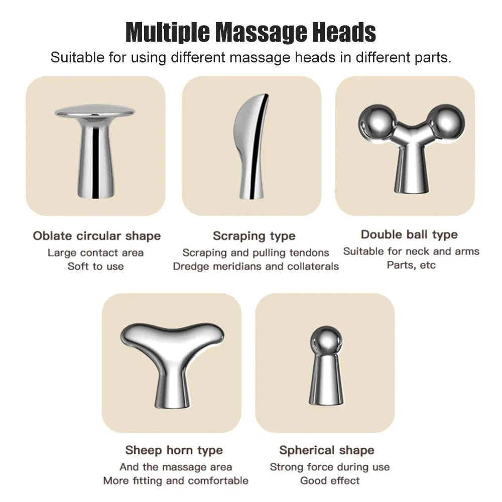 Electronic Acupuncture Massage Pen with 19 adjustable intensity levels and three targeted massage modes for natural pain relief and muscle relaxation