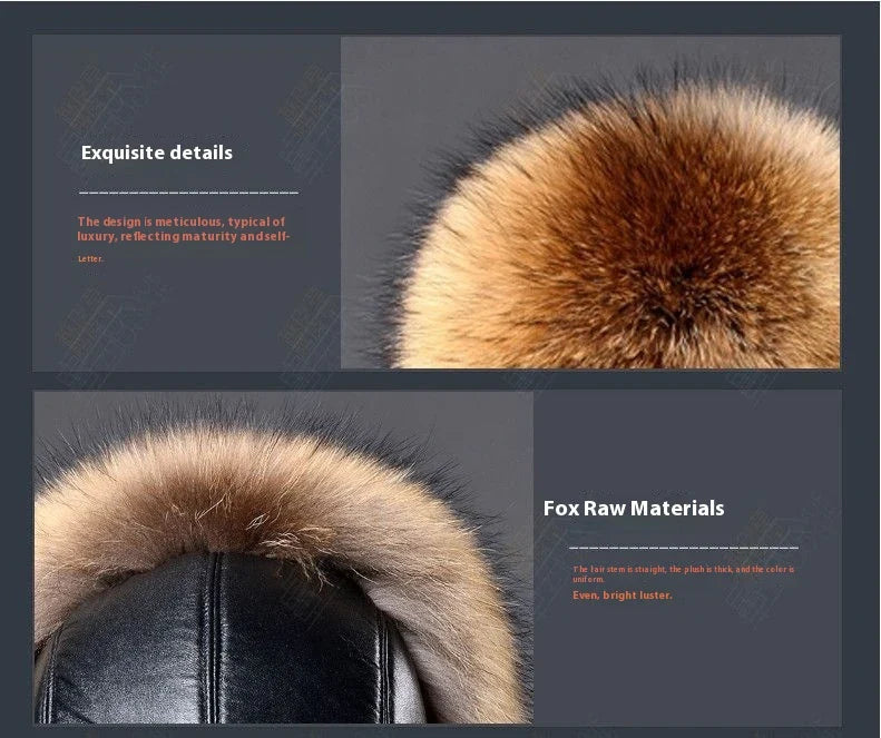 Premium insulated Ushanka hat made of durable artificial leather for optimal warmth and comfort in cold British weather