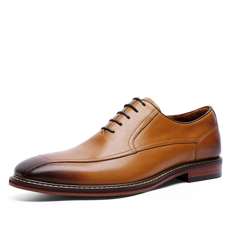 Stylish genuine leather retro shoes for men, featuring a premium cowhide upper and composite sole for long-lasting quality and comfort.
