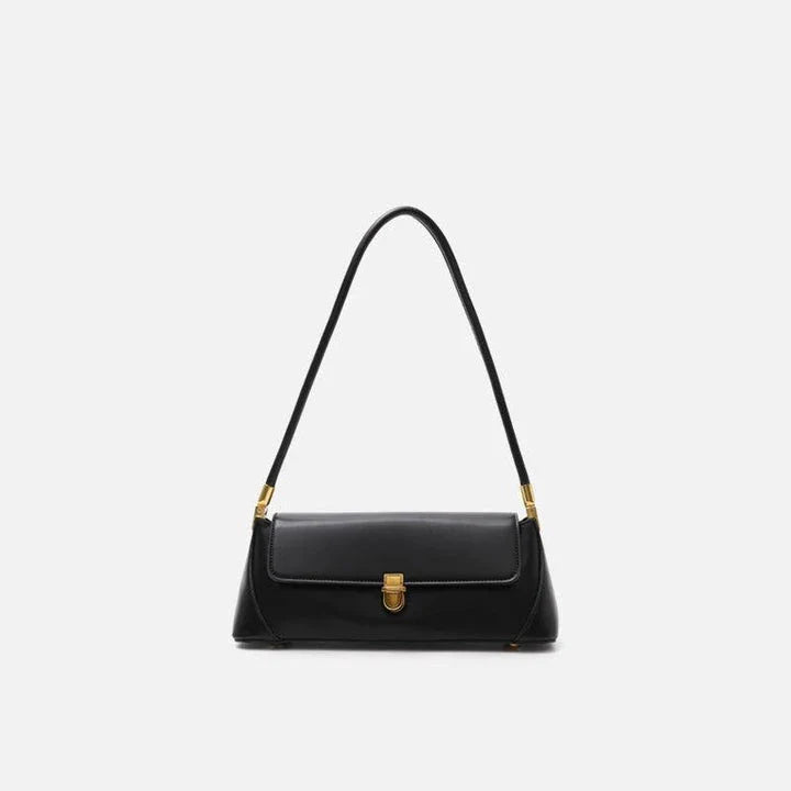 Stylish Trendy Shoulder Bag with Crocodile Pattern, Made of Premium PU Material for Versatile British Fashion