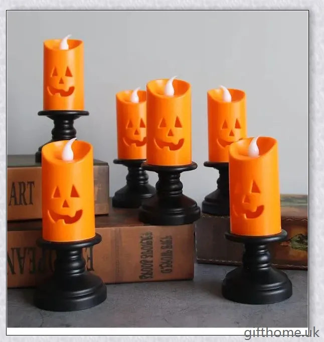 Enchanting Electric Pumpkin Lights in various colours for Halloween decorations