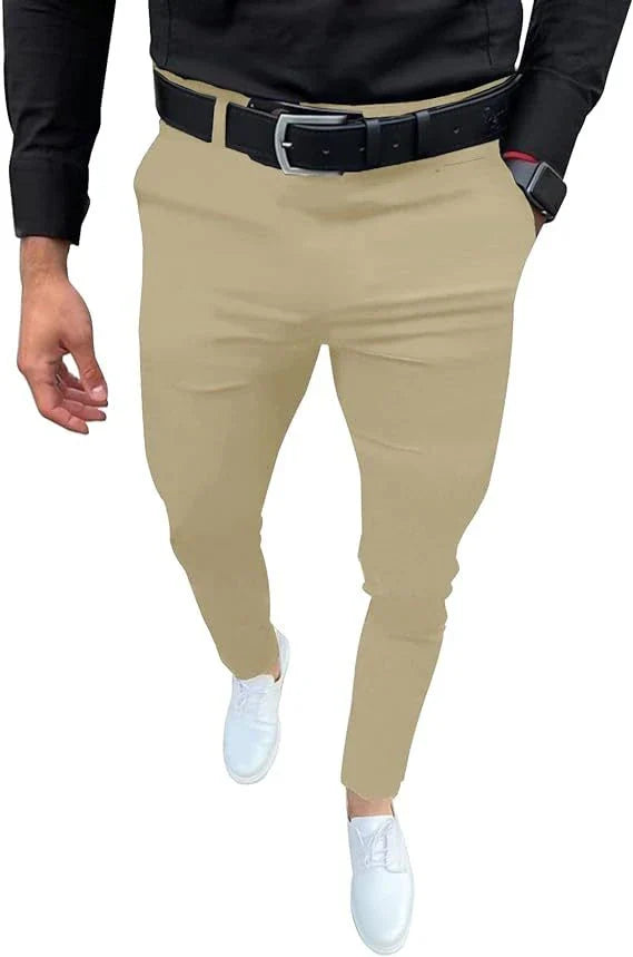 Casual ankle-length pants with stylish button details, available in a range of versatile colours