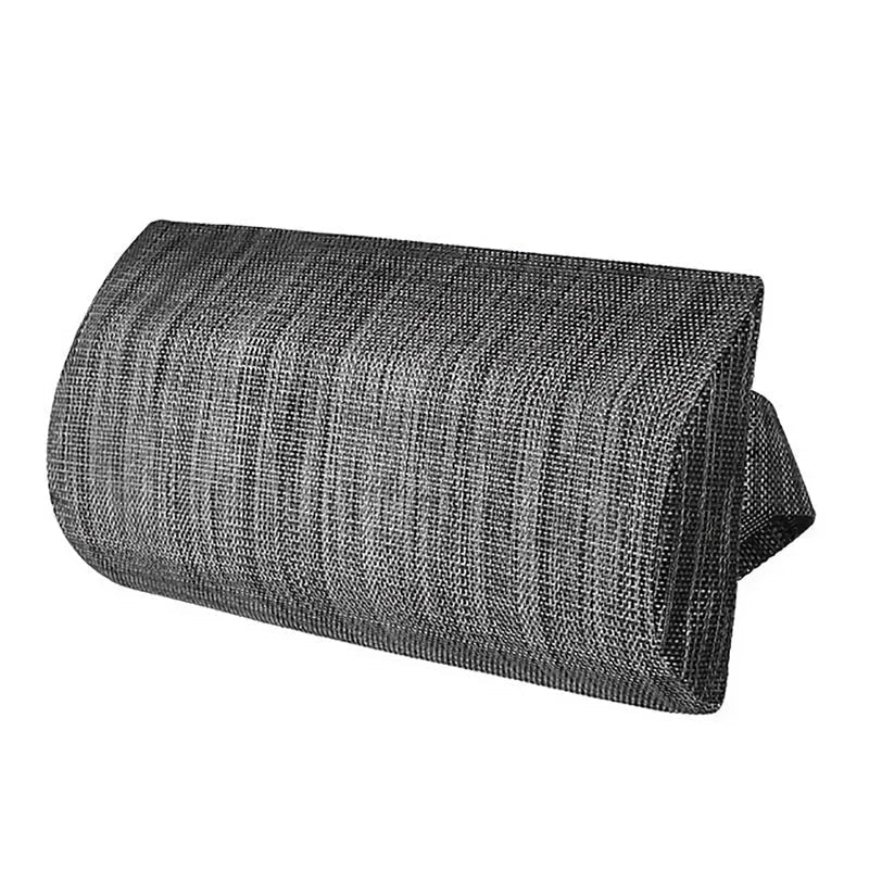 Plush neck support cushion with adjustable height and durable 3D fabric construction for maximum comfort during outdoor and indoor lounging