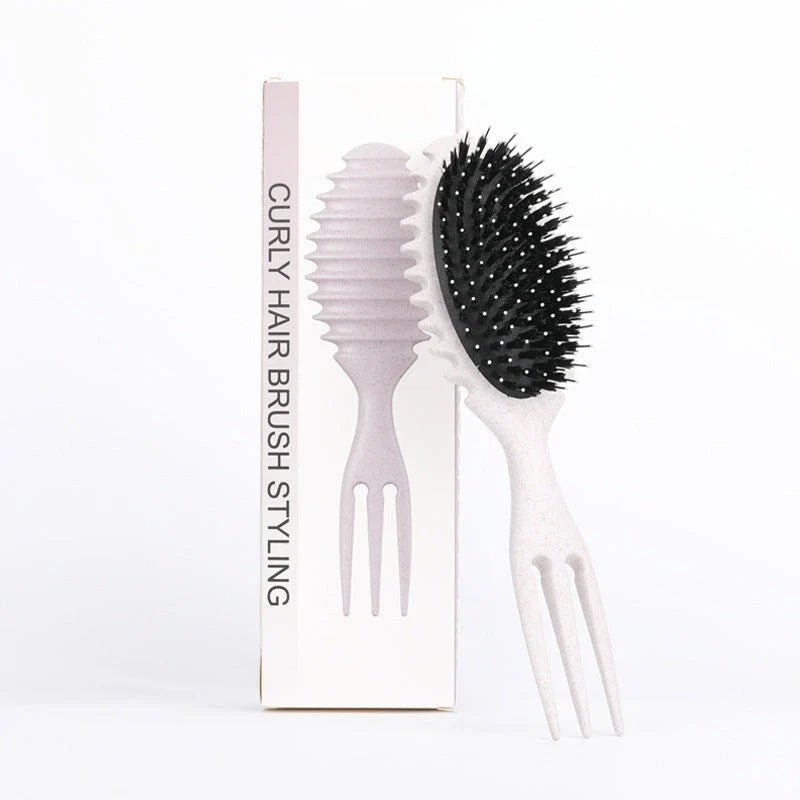 Premium Curl-Defining Hair Styling Brush for Effortless, Salon-Quality Curls