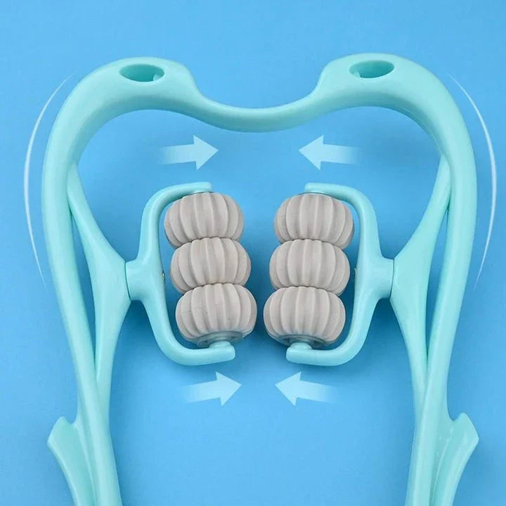 Premium Handheld Pressure Point Therapy Neck Massager for Relieving Muscle Tension and Stress