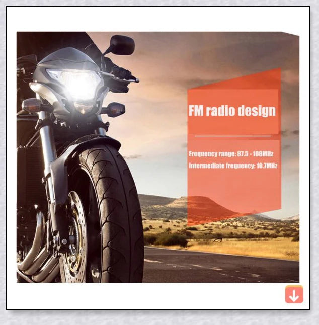 Powerful waterproof Bluetooth motorcycle speaker with resilient metal construction and adjustable handlebar mount