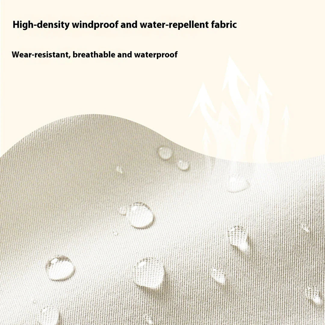 Premium waterproof cotton sleeping bag with envelope-style structure and brushed cloth lining for outdoor camping