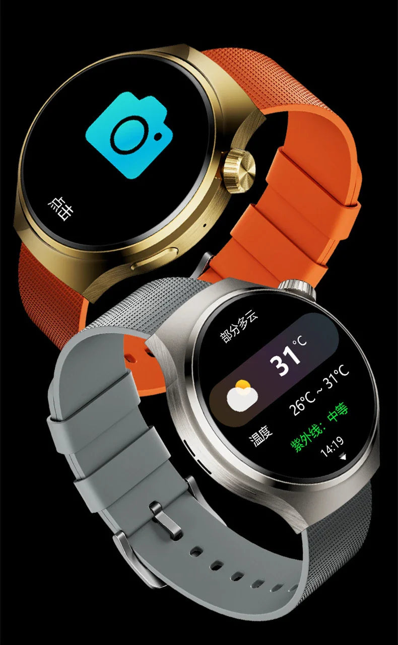 A premium Bluetooth smart watch with features for comprehensive health monitoring, including heart rate, blood pressure, and blood oxygen detection.
