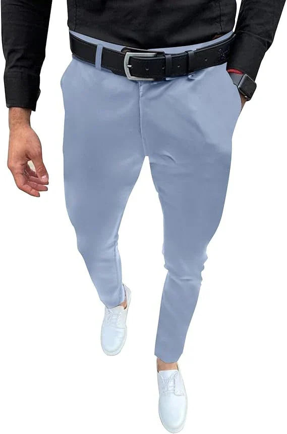 Casual ankle-length pants with stylish button details, available in a range of versatile colours
