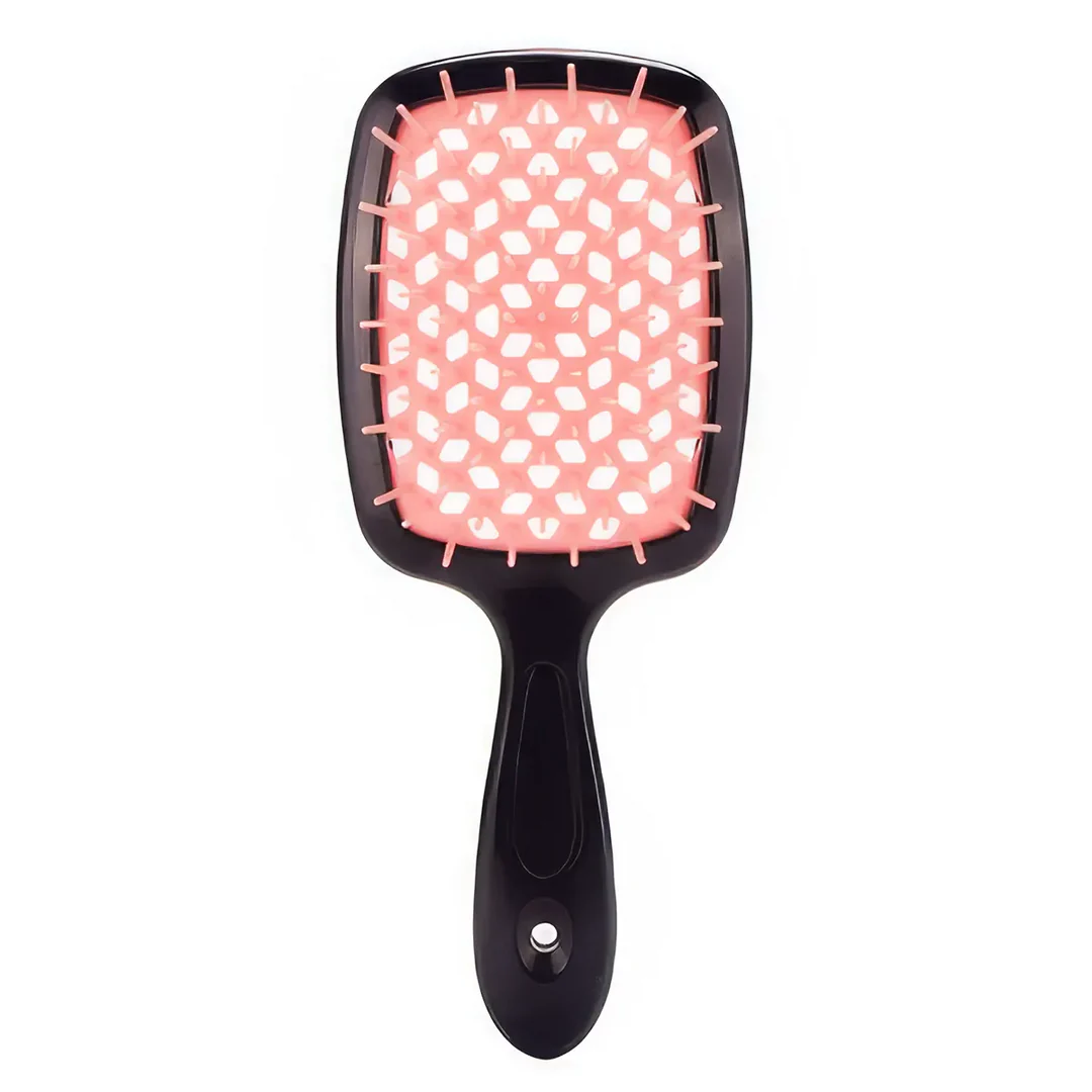 DetanglePro Air Cushion Hair Comb in vibrant colours, designed to effortlessly detangle and smooth all hair types