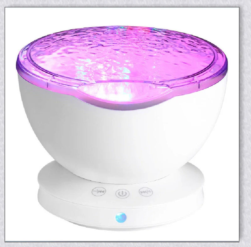 GiftHome UK Enchanting Ocean Wave LED Projector for Soothing Relaxation