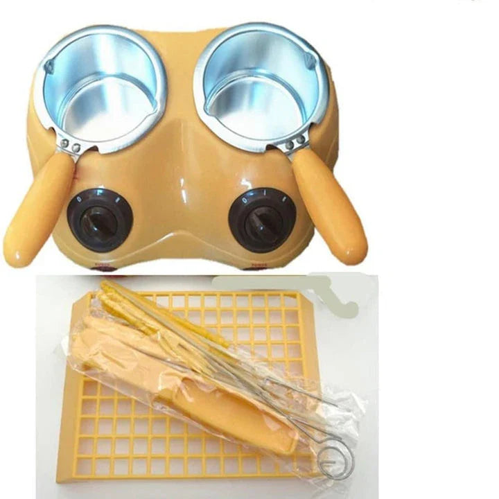 Premium eco-friendly electric melting pot with digital controls, durable metal construction, and non-stick interior for easy cleaning.
