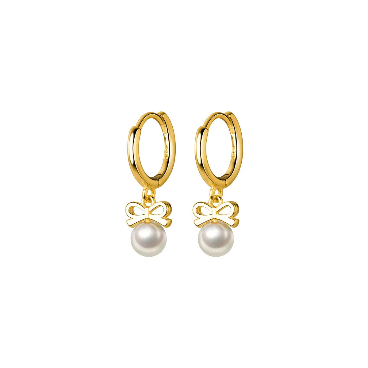 Elegant silver earrings with a Japanese and Korean-inspired butterfly design, made from premium S925 sterling silver