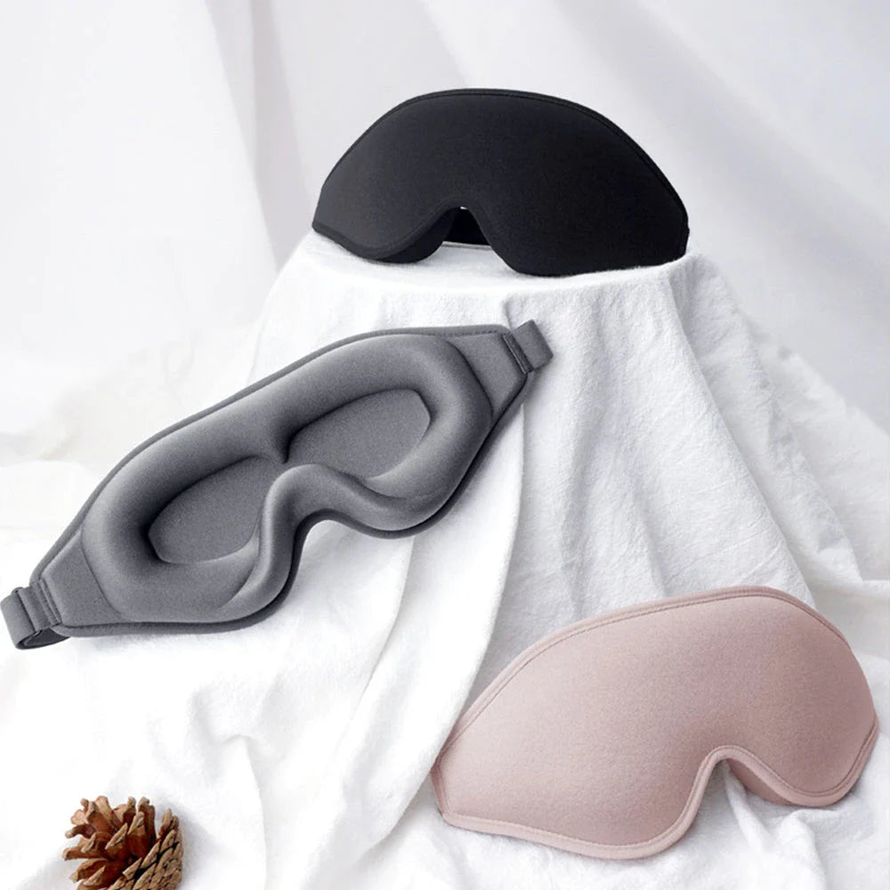 Premium 3D Sleep Mask with Memory Foam - Luxurious Comfort for Uninterrupted Slumber