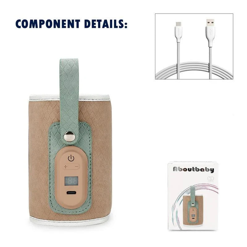 Premium portable baby bottle warmer with adjustable temperature control and smart insulation for convenient feedings on the go