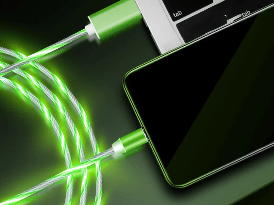 Stylish magnetic charging cable for iPhone, Android, and Type-C devices with premium aluminium alloy construction and fast 2.1A charging